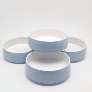 Vintage-Dansk-Bornholm-Blue-Coupe-Soup-Bowls-Set-of-4