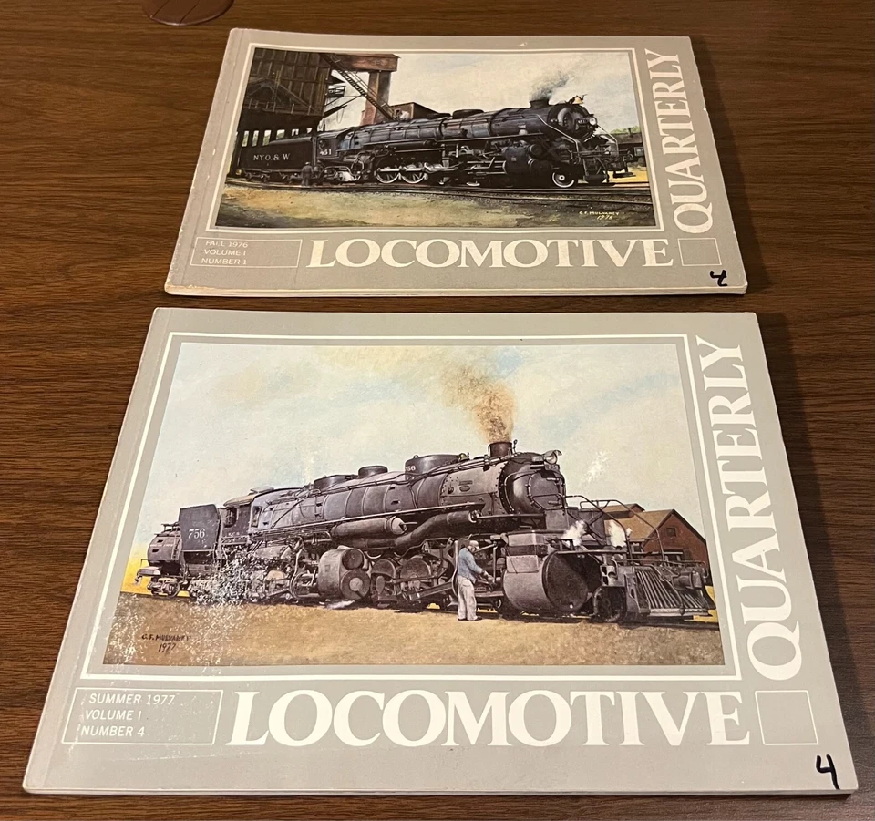 Lot of (9)- Locomotive Quarterly Magazine issues 1976-1984  - GUC/intact/clean Foto 4 de 4