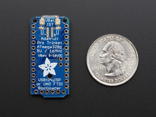 Adafruit Pro Trinket, 5V, 16MHz, MicroUSB, 2000 - Picture 3 of 6
