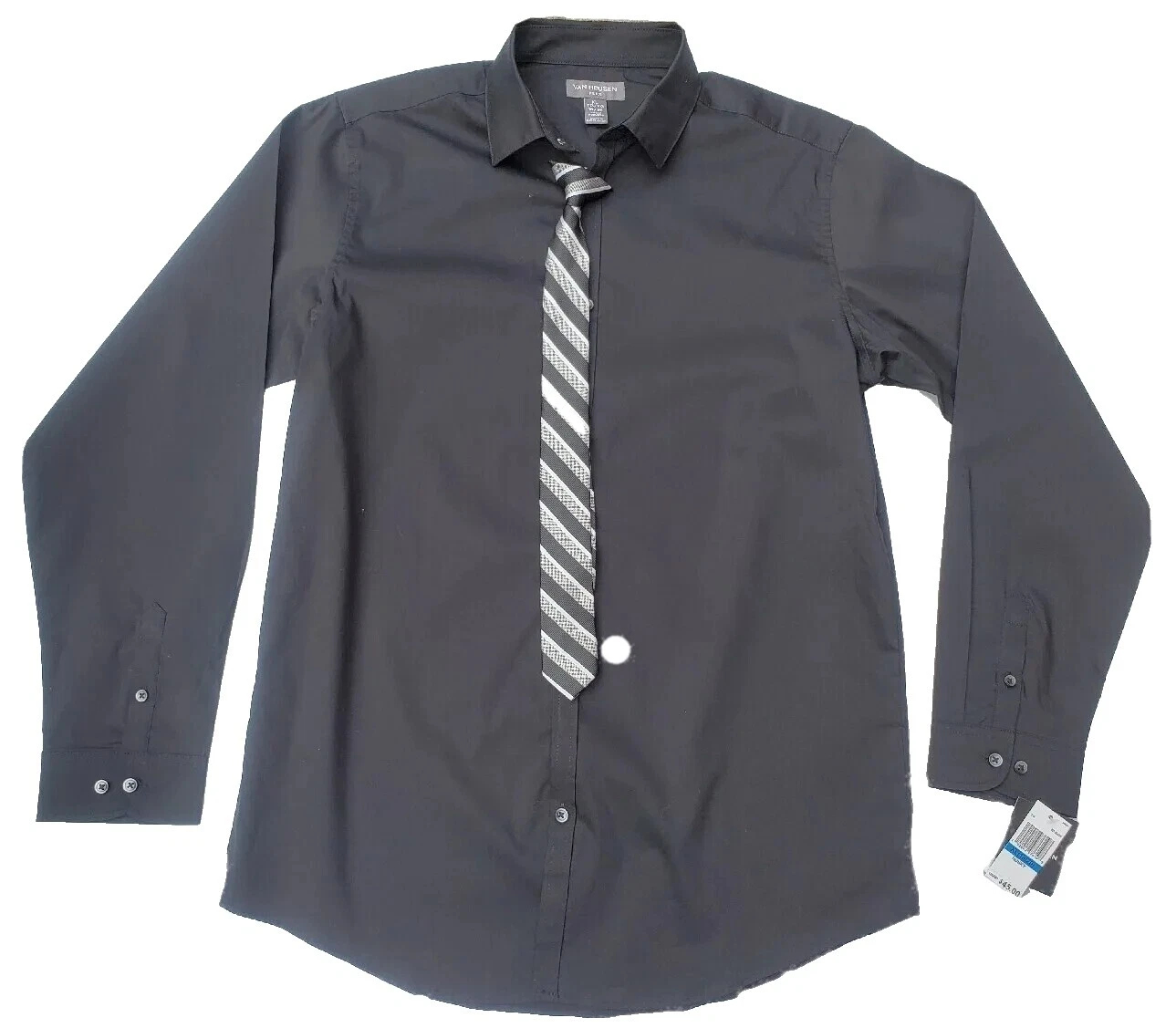 Van Heusen Long Sleeve Regular Fit Solid Dress Shirts for Men