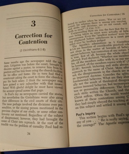 THE CHURCH STANDS CORRECTED SOLUTIONS FOR TODAY'S CHURCH PROBLEMS 1967 PAPERBACK - Bild 7 von 9