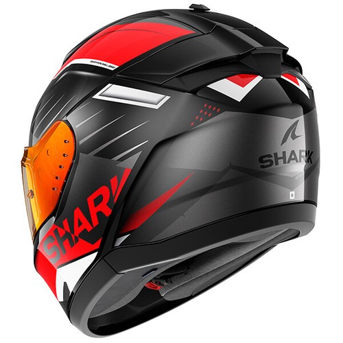 Shark Ridill 2 Bersek KRA Red/White/Black Motorcycle Full Face ECE 22.06 Helmet - Picture 7 of 10