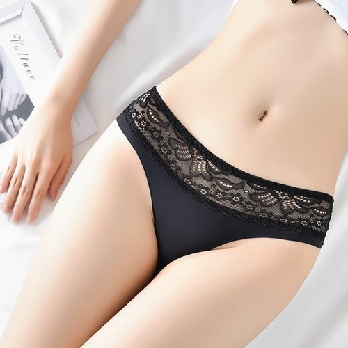 Nahtlose Damenunterwäsche Sexy Spitzenhöschen Dessous Eisseidenhöschen ≌ - Bild 9 von 18
