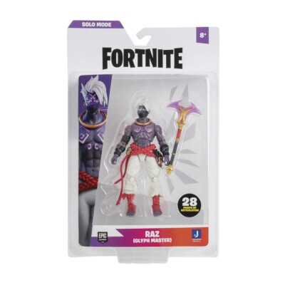 Fortnite Solo Mode Raz (Glyph Master) 4 Inch Action Figure Jazwares