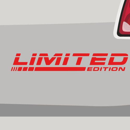 Aufkleber Limited edition Tuning Schrift Sticker Kleber Auto Motorrad Fahrrad - Bild 24 von 25
