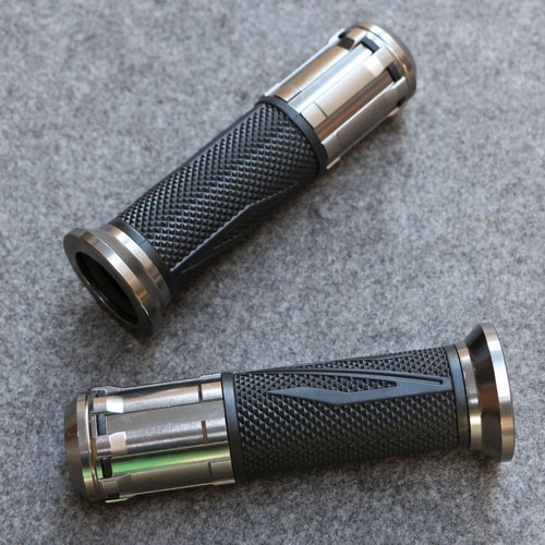 7/8" Handle Bar Hand Grips Fit For Yamaha FZ1 FZ6 YZF600/1000 R1 R6 TMAX MT FJR - Picture 6 of 11