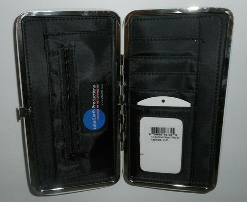 New NCAA Shell Mesh Wallet Nebraska Huskers Red Cornhuskers Purse With Tags - Picture 3 of 6