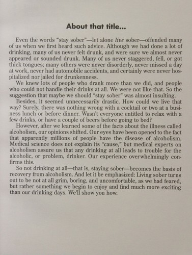 YOU CAN DO IT! Living Sober (2011, Alcoholics Anonymous World Services, Inc.) - Picture 3 of 5