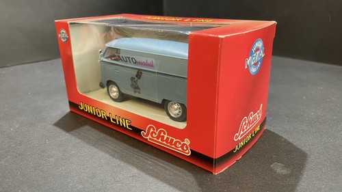 Schuco 27004 VW T1 Kastenwagen Taubenblau in 1:43 in OVP Automobile WerbeModell - Bild 3 von 5