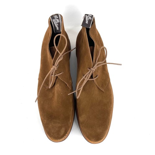 RM Williams Kingscliff Boots Mens AU/UK 8 US 9 EU 42 Cedar Suede Almond Toe New - Picture 3 of 12