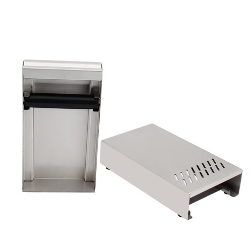 Drawer Style 304 Stainless Steel Non-Slip Coffee Knock Box W/Rubber Knocking Bar - Picture 11 of 12