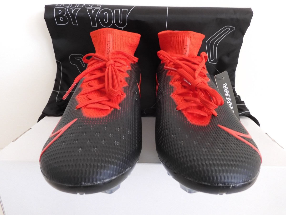 NIKE MERCURIAL SUPERFLY 8 ELITE ACC NIKE BY YOU ID BLACK-RED