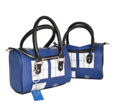 Women Tote Purse Doctor Who Whovian TARDIS Blue Box Handbag Shoulder Bag  Satchel