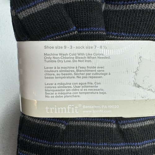 Trimfit Boys 12 Pack Black Dress Socks Size M Shoe Size 9-3 - Little Kids Socks - Picture 4 of 6