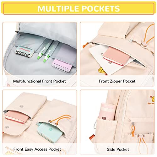 Cute Casual Hiking Daypack Travel Bookbag School Bag Backpack for Girls Boy W... - Picture 5 of 7