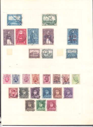 Belgium 1849 and later, collection part with better semi+classic values, used - Picture 9 of 16