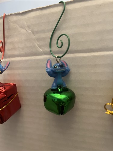 NEW SET OF 3 LILO & Stitch CHRISTMAS ORNAMENT DELUXE SPIRAL HOOK Stitch Alien - Picture 3 of 4