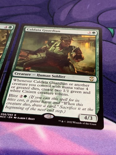 C2072 MAGIC MTG COMMANDER STREETS CAPENNA CALDAIA GUARDIAN MITOTIC SLIME RARE NM - Picture 11 of 22