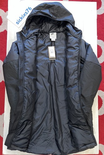 Nike Sportswear Therma-Fit Legacy Parka Sample 'Black Zipper' Sz L [DD6844-010] - Picture 2 of 12