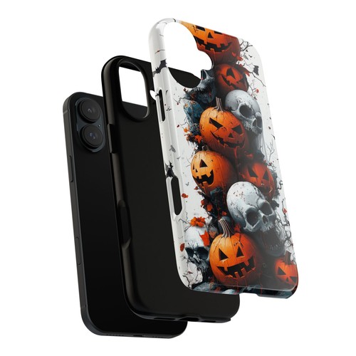 Spooky Halloween Totenkopf Kürbis Handyhülle für iPhone, Samsung Galaxy, Pixel - Bild 24 von 192