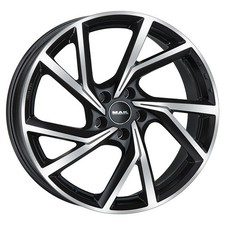 ALUFELGE MAK KASSEL FUR CHRYSLER CROSSFIRE 8X18 5X112 BLACK MIRROR 7W3