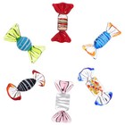 6pcs Simulated Glass Candy Ornaments For Jewelry Making Sweets Stained Glass