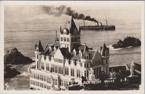 Old Cliff House San Francisco California C1948 RPPC Postcard