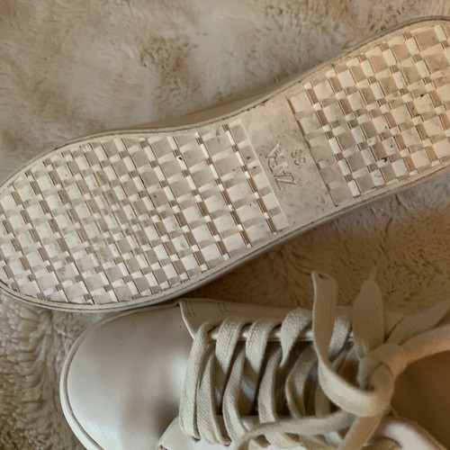 Zara Platform Women's Beige Sneakers Size 38 USA 7.5 - Rarely Worn & Beautiful! - Picture 6 of 7