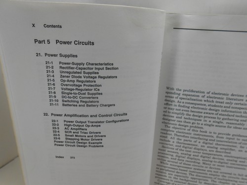 CIRCUIT DESIGN FOR ELECTRONIC INSTRUMENTATION Analog & Digital Wobschall BOOK - Picture 5 of 5