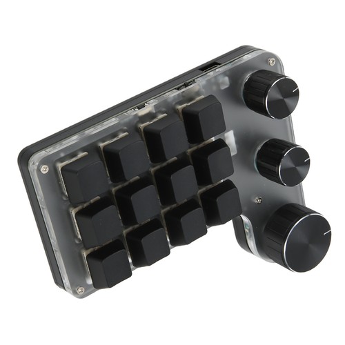 12 Keys Mechanical Keyboard Bt Usb Connection Mini Programmable Macro Key AM - Picture 21 of 23