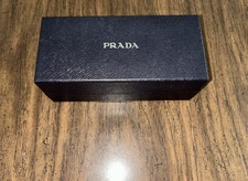 Authentic Prada Glasses Storage Box Plus Hard Case With Magnetic Closure