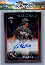 2024 Topps Chrome #RA-DM Drew Millas Rookie Autographs