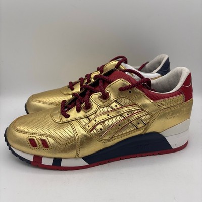 ASICS Gel-Lyte III Shoes Mens Size 8.5 KFE USA Gold Sneakers