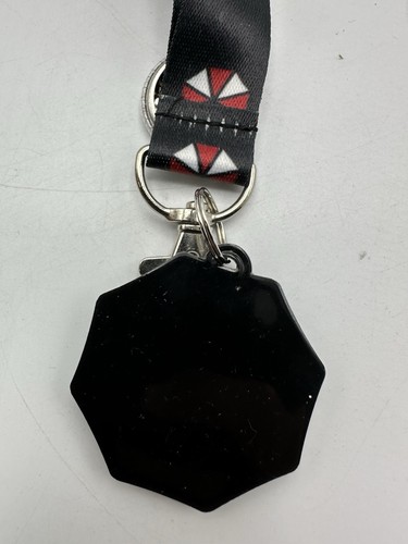Umbrella Corporation Resident Evil Lanyard ID Badge Holder W/ Keychain And Pin - Picture 3 of 4