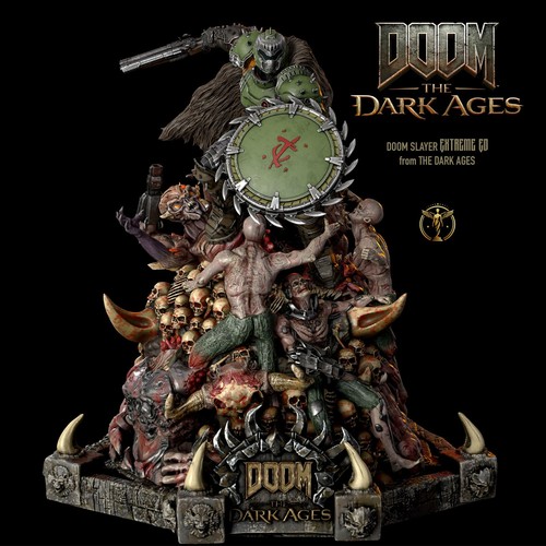 Doom The Dark Ages Action Figure 1.4 scale Statue Slayer Premium 23 inch Custom - Picture 10 of 10
