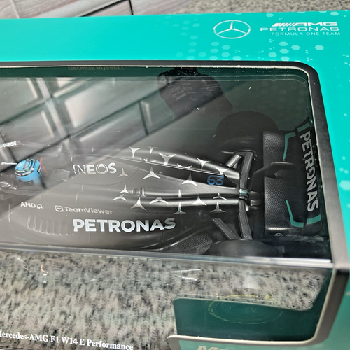 2024 Bburago Mercedes AMG W14 E Performance George Russell 1:24 Diecast Model - Picture 8 of 16
