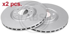 X2 PCS FRONT BRAKE DISC ROTOS X2 PCS SET 17818 A.B.S. I