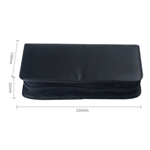 Makeup Brush Bag Cosmetic Case for Eyeshadow Brush Home Use Eyebrow Pencil - Picture 2 of 6
