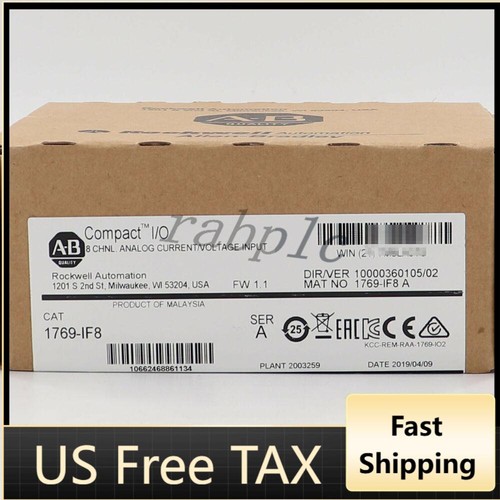 New Factory Sealed AB 1769-IF8 / A CompactLogix 8 Pt Analog Input Module 1769IF8 - Picture 1 of 2