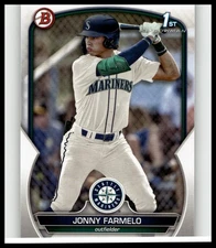 2023 1st Bowman Jonny Farmelo 3 Card Lot #BD-177 Mariners RC