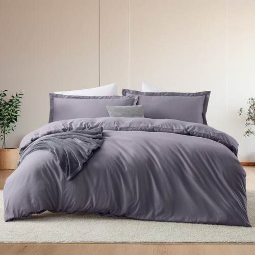 7-Piece Bedding Set with Duvet Cover & Fitted Sheet – Soft & Breathable - Picture 72 of 77