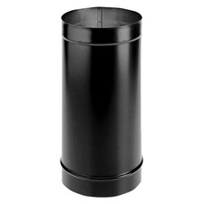 DuraVent DuraBlack 6DBK-48 48-Inch Single Wall Wood Burning Black Stove Pipe Con