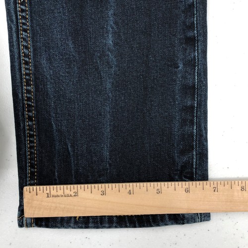 Levis 511 Jeans Mens 36x30 Blue Denim Slim Fit Stretch Tapered Leg Pants Casual - Picture 11 of 12