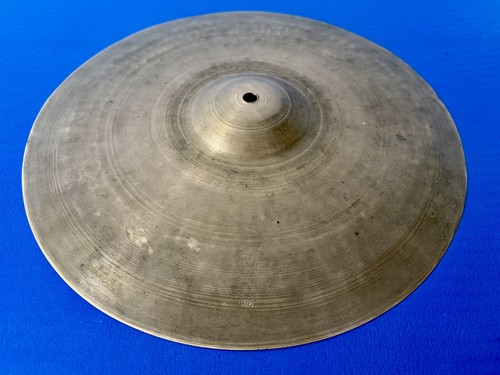 "Platillo HiHat vintage raro primera estampilla Zildjian Avedis 14"" 1160 g 1929-1939 video" - Imagen 1 de 16
