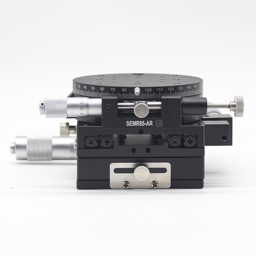 SEMXYR-80 80x80mm 3Axis XYR Micrometer Linear Stage High Precision Optical Stage - Picture 2 of 8
