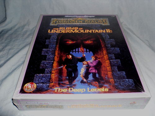 FORGOTTEN REALMS - RUINS OF UNDERMOUNTAIN II: THE DEEP LEVELS (RARE/SEALED/NM!!) - Picture 2 of 19