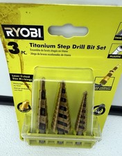 Ryobi Titanium Step Drill Bit Set 033287207657