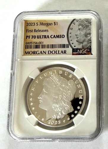 2023 S Morgan Silver Dollar NGC PF 70 Ultra Cameo First Releases