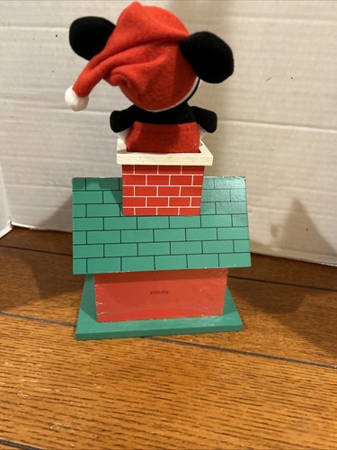DISNEY Plush Mickey Mouse Top of Wood House Christmas Holiday Advent Calendar. - Picture 3 of 6
