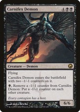 Carnifex Demon [Scars of Mirrodin] Lightly Played